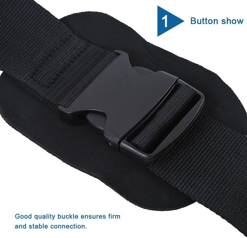 woobles Paddleboard Carry Strap, Portable Kayak Canoe SUP Surfboard Strap Adjustable Nylon Carrying Belt - Image 2